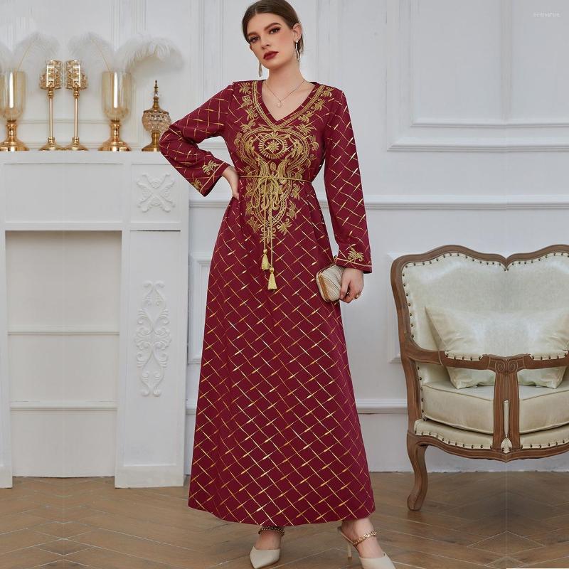 Ethnic Clothing Wepbel Muslim Dress Women Eid Abaya Islamic Clohing High Waist Print Vintage Lace Turkey Caftan
Ethnic Clothing Wepbel Muslim Dress Women Eid Abaya Islamic Clohing High Waist Print Vintage Lace Turkey Caftan
