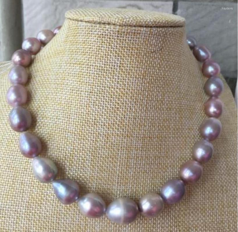 Chains Fashion Jewelry Huge 13-14mm South Sea Baroque Lavender Pearl Necklace 18inch 925silver
Chains Fashion Jewelry Huge 13-14mm South Sea Baroque Lavender Pearl Necklace 18inch 925silver