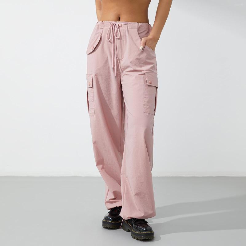 Women' Pants Ladies Loose Long Cargo Autumn Women Solid Color Low Waist Drawstring Tie Up Wide Leg Trousers With Pockets, Blue
Women' Pants Ladies Loose Long Cargo Autumn Women Solid Color Low Waist Drawstring Tie Up Wide Leg Trousers With Pockets, Blue