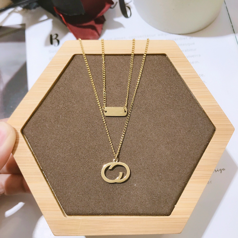 High End Style 18k Gold-plated Necklace Luxury Fashion Pendant Necklace Classic Senior Charm Letter Long Chains Popular Brand Gift Lovers Friends
High End Style 18k Gold-plated Necklace Luxury Fashion Pendant Necklace Classic Senior Charm Letter Long Chains Popular Brand Gift Lovers Friends