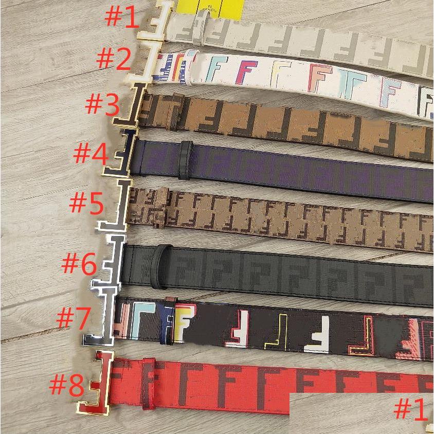 Belts Designer Belt Luxury Big Ffbuckle Fashion Men Women Colorf High Quality Leather Waist Width 3.8Cm Drop Delivery Accessories Dh1A5, Black
Belts Designer Belt Luxury Big Ffbuckle Fashion Men Women Colorf High Quality Leather Waist Width 3.8Cm Drop Delivery Accessories Dh1A5, Black