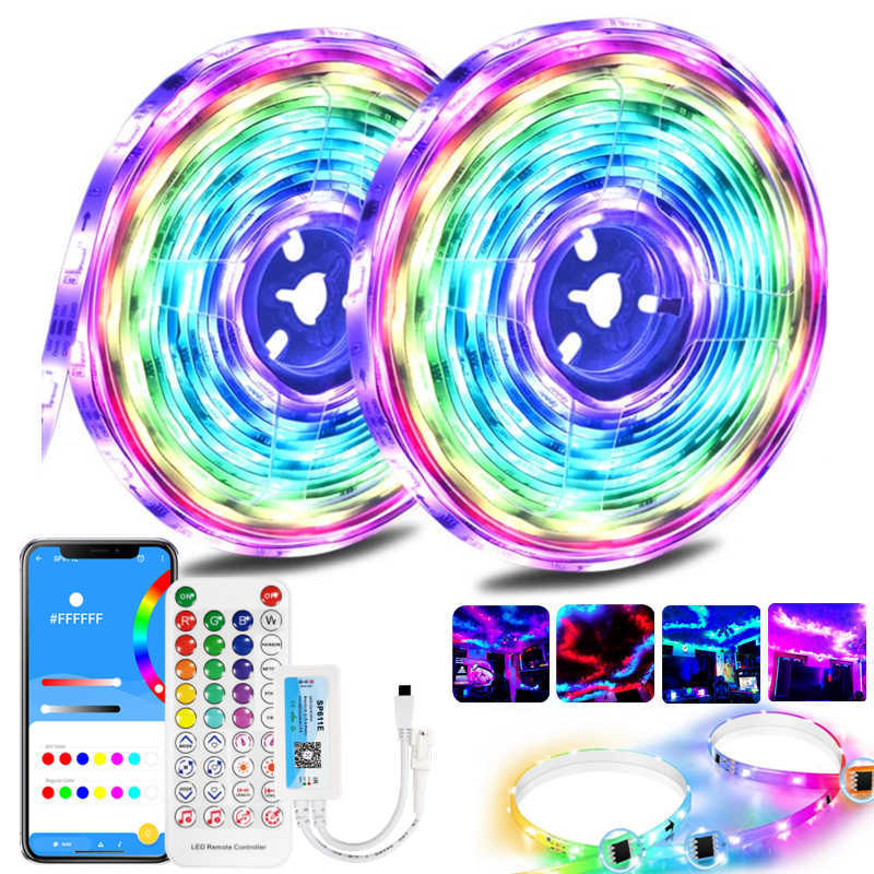 LED Strips 30M 20M 15M LED Strip Light RGB Cloud Ceiling Light Dream Lightning WS2811 5050 Individually Addressable Rainbow Effect DIY Gift P230315
LED Strips 30M 20M 15M LED Strip Light RGB Cloud Ceiling Light Dream Lightning WS2811 5050 Individually Addressable Rainbow Effect DIY Gift P230315