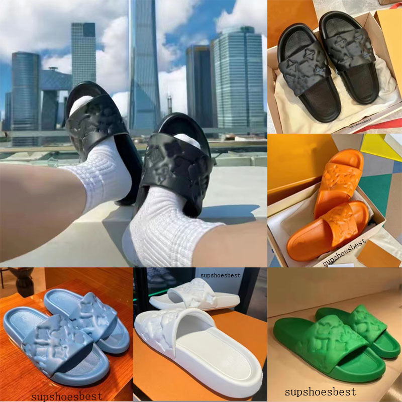 Summer Designer Men slide Rubber Beach Slippers For Women Black PU Foam Elegant Rainbow Turn Indoor Outdoor Sliders White Green Sandal Flat Bottom Couple Models
Summer Designer Men slide Rubber Beach Slippers For Women Black PU Foam Elegant Rainbow Turn Indoor Outdoor Sliders White Green Sandal Flat Bottom Couple Models