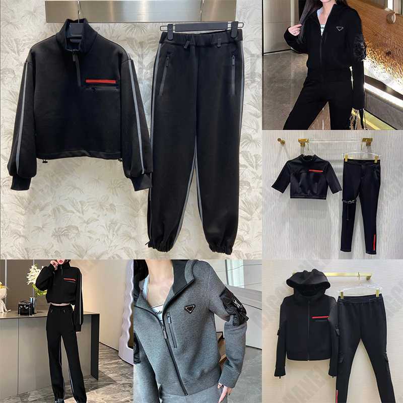 Women's Tracksuits Designer Women Two Pieces Sets Female Hoodie Jackets Pants With Letters Side For Lady Slim Jumpers Woman Tracksuit Autunmn Spring Outwears M4SI, Black suit
Women's Tracksuits Designer Women Two Pieces Sets Female Hoodie Jackets Pants With Letters Side For Lady Slim Jumpers Woman Tracksuit Autunmn Spring Outwears M4SI, Black suit