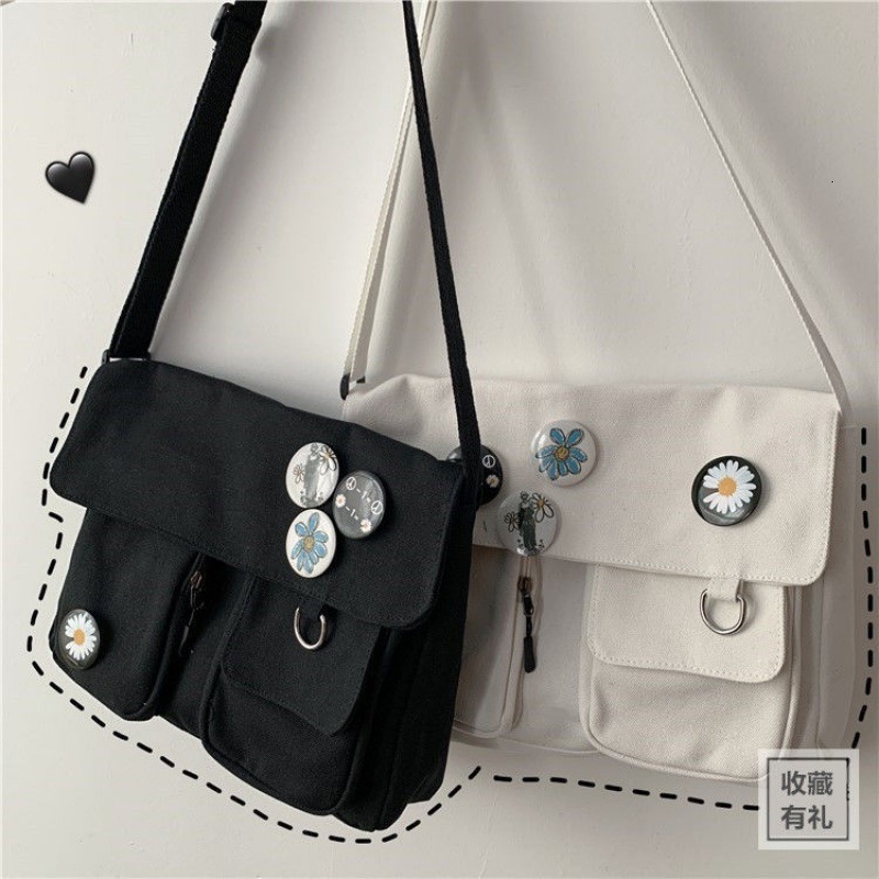 Waist Bags Cute Canvas Bag Wild Student Women Handbags Shoulder Bag Female Japanese Harajuku Diagonal Crossbody Bags for Girl Pouch Bolsas 230316, Black small
Waist Bags Cute Canvas Bag Wild Student Women Handbags Shoulder Bag Female Japanese Harajuku Diagonal Crossbody Bags for Girl Pouch Bolsas 230316, Black small