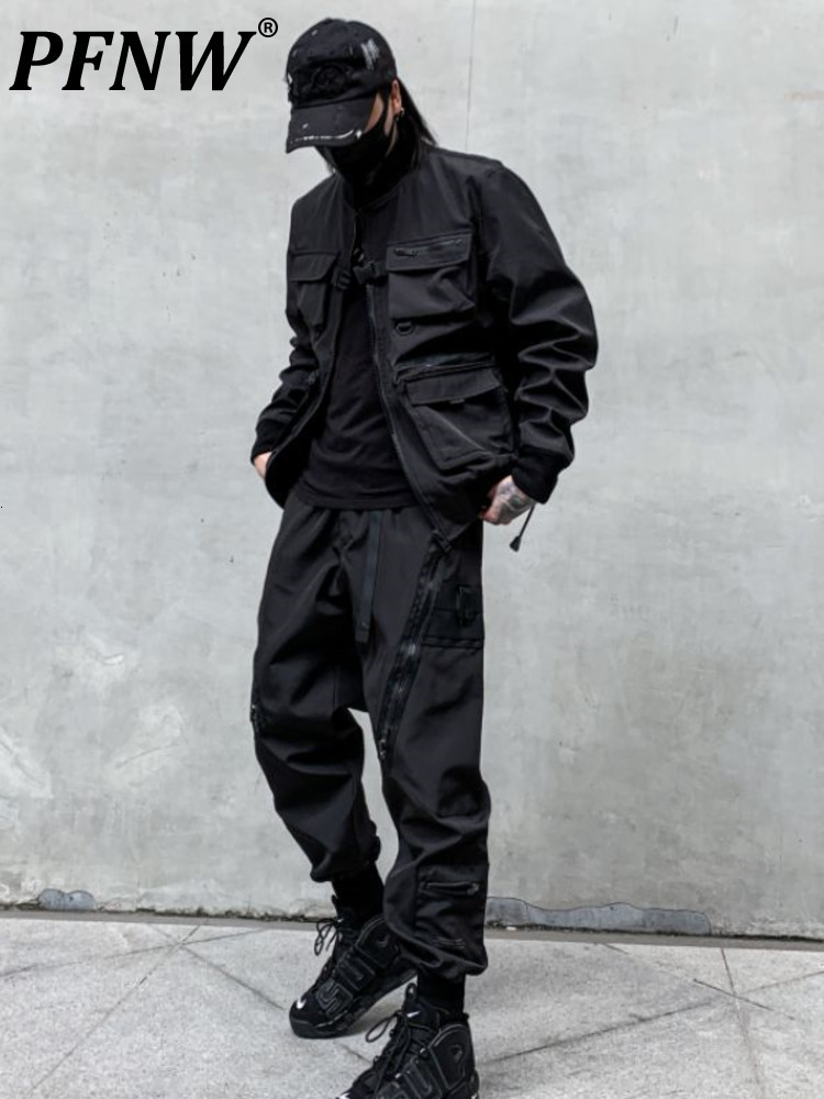 Men's Pants PFNW Autumn Spring Overalls Fashion Loose Casual Youth Pencil Safari Style Darkwear Trousers 12A5584 230314, Black
Men's Pants PFNW Autumn Spring Overalls Fashion Loose Casual Youth Pencil Safari Style Darkwear Trousers 12A5584 230314, Black