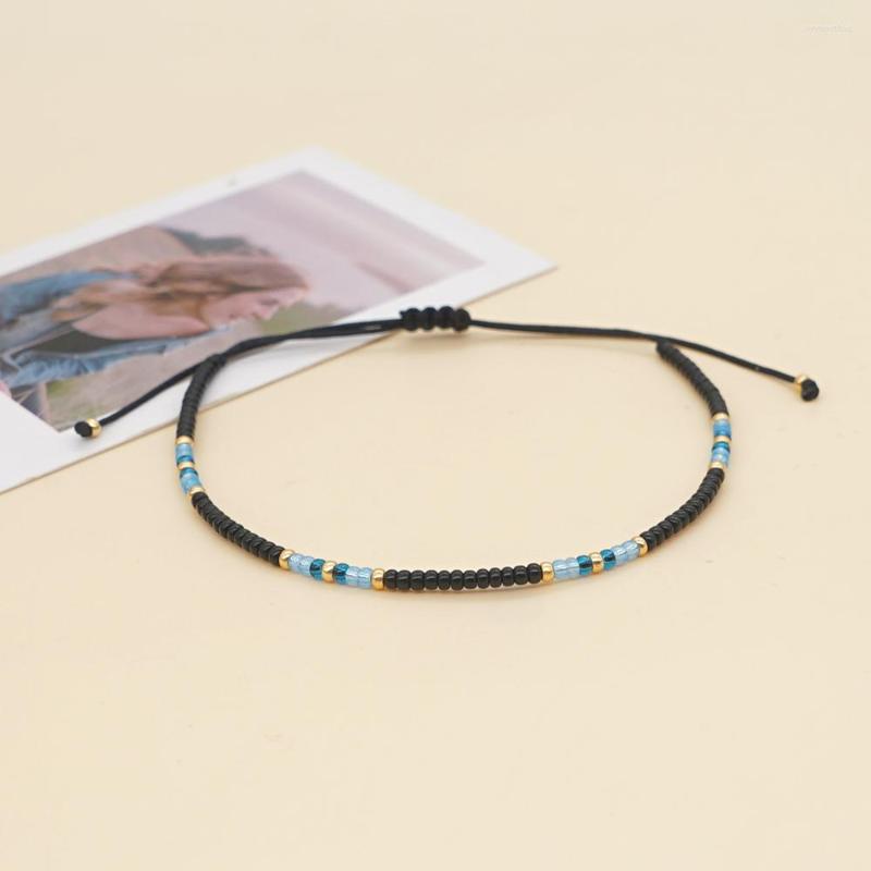 Strand Shinus Black Seed Beads Bracelet Simple For Women Jewelry Miyuki Glass Bead Thin String Adjustable Beaded Braclets
Strand Shinus Black Seed Beads Bracelet Simple For Women Jewelry Miyuki Glass Bead Thin String Adjustable Beaded Braclets