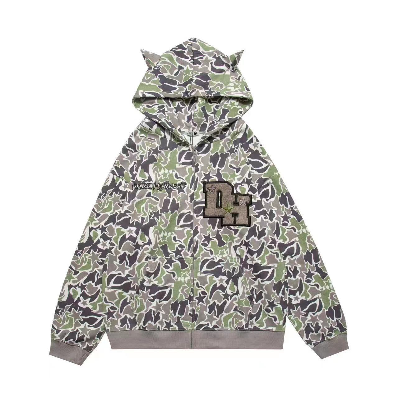 2023 Men s Hoodies Sweatshirts Harajuku Demon Embroidery Oversized Camouflage Sweatshirt Gothic Goth Zip Up Hoodie Y2k Clothes Couples Streetwear Women
2023 Men s Hoodies Sweatshirts Harajuku Demon Embroidery Oversized Camouflage Sweatshirt Gothic Goth Zip Up Hoodie Y2k Clothes Couples Streetwear Women