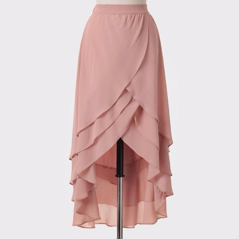 Skirts Elegant Women Chiffon Skirt High Low Tiered Ruffles Long Spring Summer Style Beach Maxi For Lady Custom MadeSkirts, Beige
Skirts Elegant Women Chiffon Skirt High Low Tiered Ruffles Long Spring Summer Style Beach Maxi For Lady Custom MadeSkirts, Beige