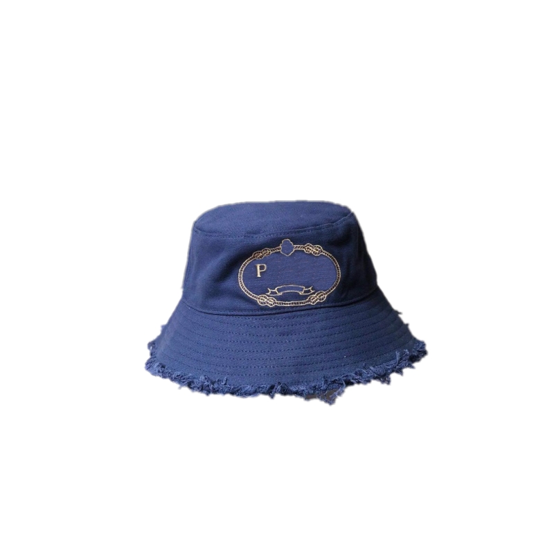 Broken brim p denim bucket hat designer cap for women casual retro canvas tassels casquette dark blue white twill mens fisherman hats letter embroidery PJ052 C23, 1#
Broken brim p denim bucket hat designer cap for women casual retro canvas tassels casquette dark blue white twill mens fisherman hats letter embroidery PJ052 C23, 1#