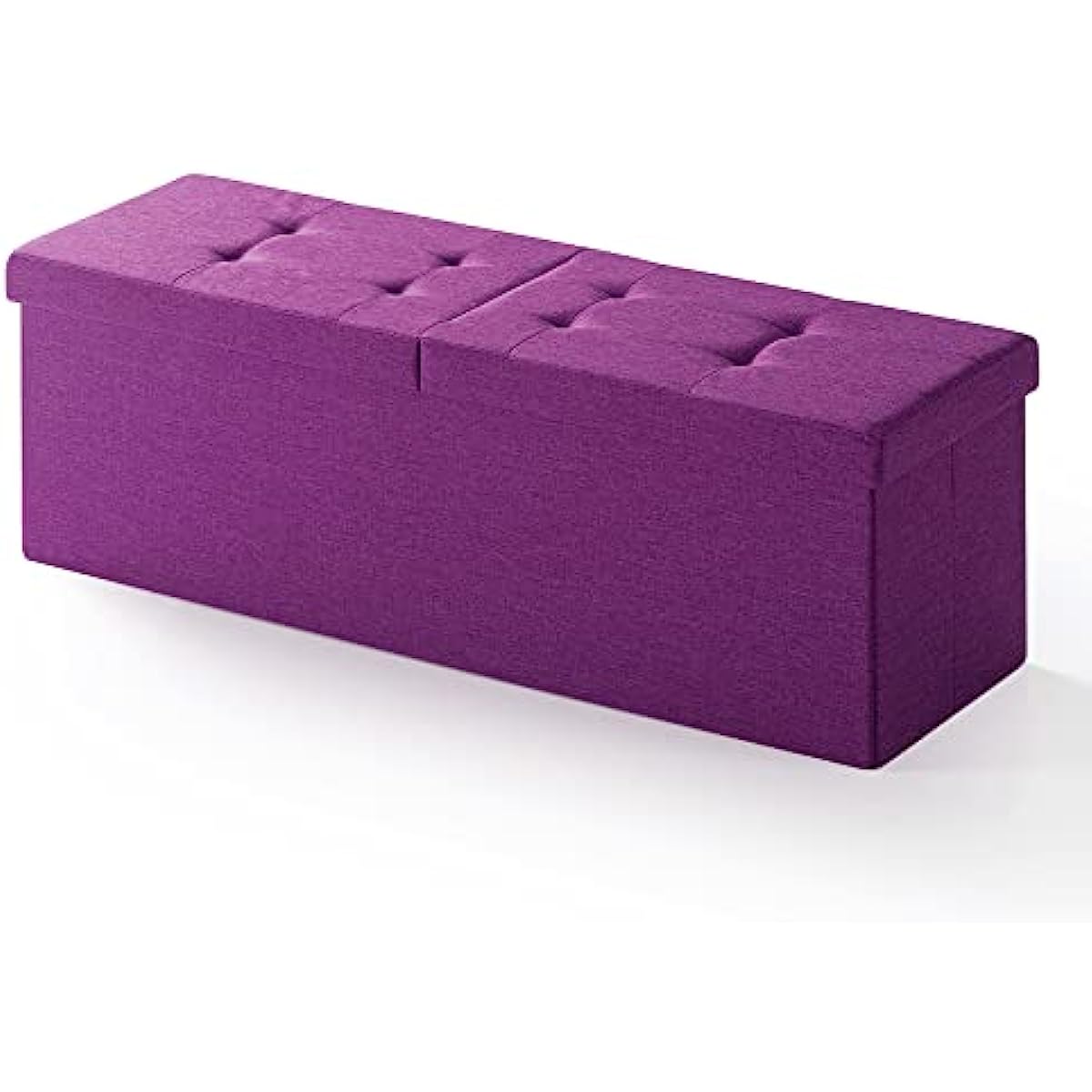 Otto & Ben Folding Box Chest Upholstered Tufted Ottomans 45 Purple king camp chair
Otto & Ben Folding Box Chest Upholstered Tufted Ottomans 45 Purple king camp chair