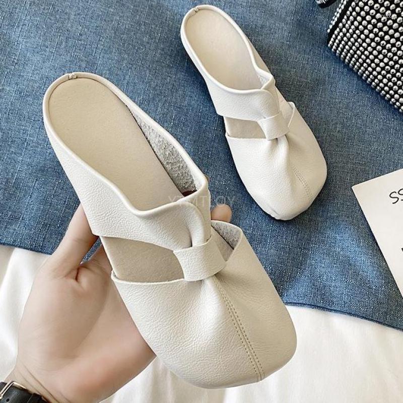 Slippers Retro Women Shoes Summer Flats Leather Flip Flop Sandals Fashion Soft Sole Comfortable Female Spring Large Size 42, Cream-colored
Slippers Retro Women Shoes Summer Flats Leather Flip Flop Sandals Fashion Soft Sole Comfortable Female Spring Large Size 42, Cream-colored
