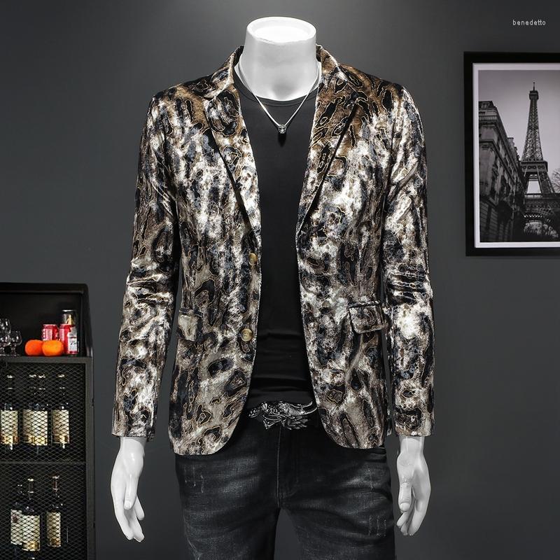 Men's Suits Plyesxale Mens Leopard Print Blazers Fashion Leisure Blazer Masculino Slim Fit Suit Jackets For Men Singer Costume Homme Q1611, Leopard blazer
Men's Suits Plyesxale Mens Leopard Print Blazers Fashion Leisure Blazer Masculino Slim Fit Suit Jackets For Men Singer Costume Homme Q1611, Leopard blazer