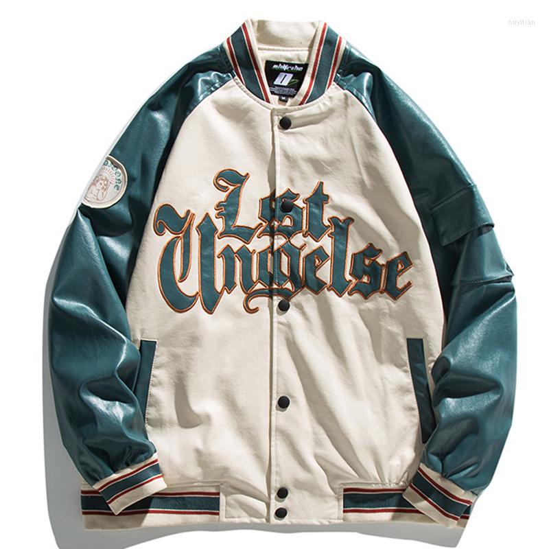 Men's Jackets Fashion Casual Couple Varsity Jacket Unisex Coats PU Lerter Men Bomber Letter Embroidery Leather College, Black
Men's Jackets Fashion Casual Couple Varsity Jacket Unisex Coats PU Lerter Men Bomber Letter Embroidery Leather College, Black