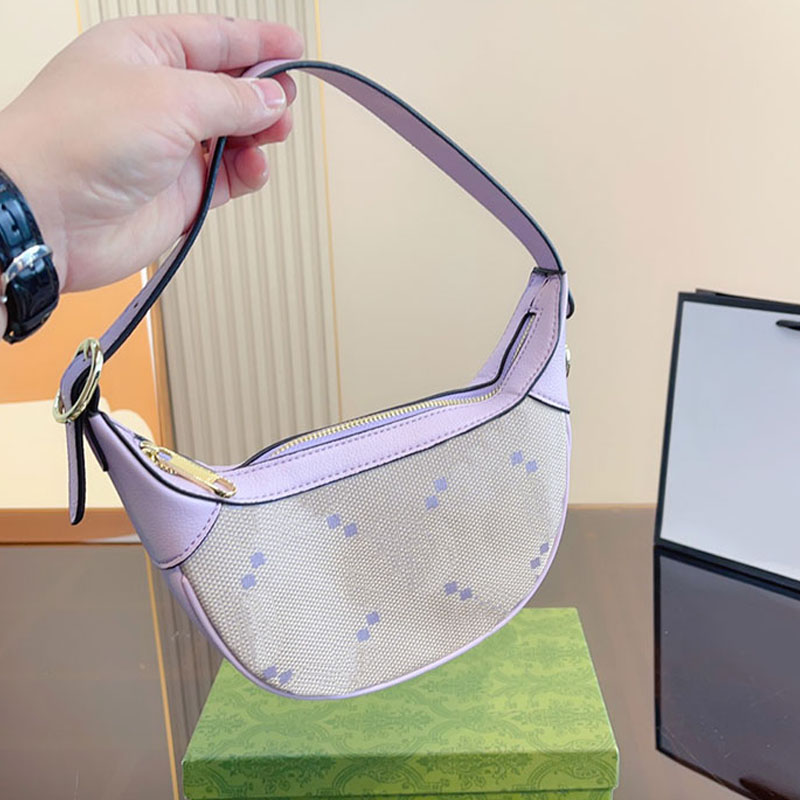 Mini Shoulder Bag Fresh Color Tote Bags Jumbo Canvas Handbags Fashion Letter Half Moon Axillary Bags Gold Hardware Adjustable Handle Zipper Purse
Mini Shoulder Bag Fresh Color Tote Bags Jumbo Canvas Handbags Fashion Letter Half Moon Axillary Bags Gold Hardware Adjustable Handle Zipper Purse