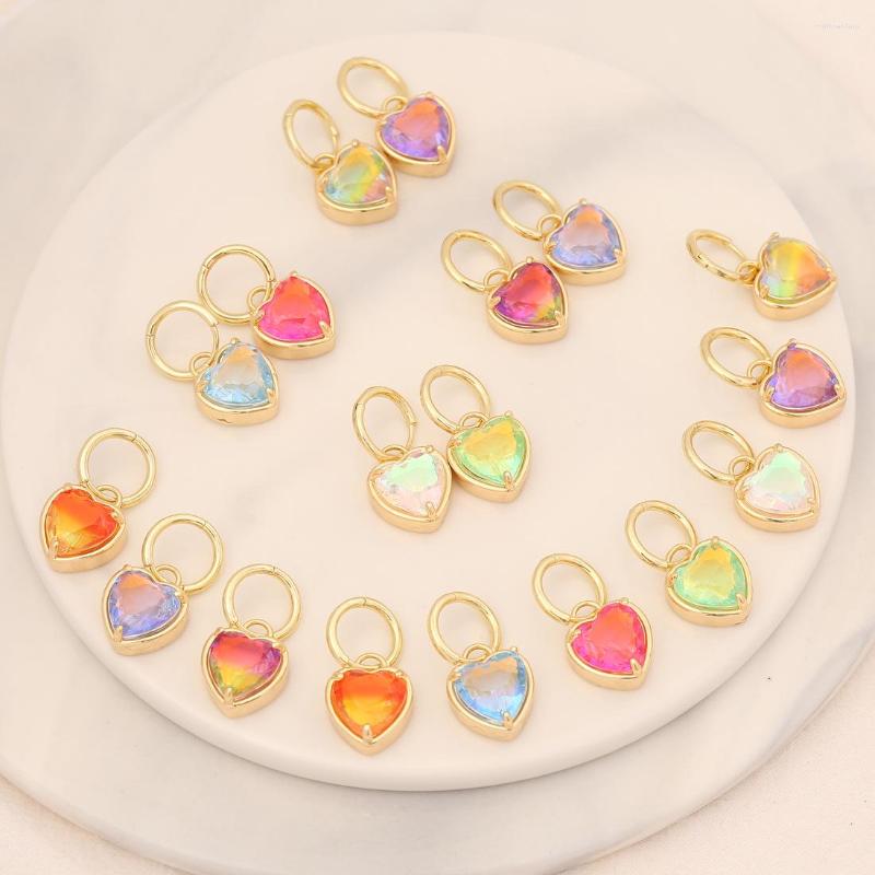 Stud Earrings Colorful Gradient Heart Fashion Gold Plated 2023 Trend Crystal For Women
Stud Earrings Colorful Gradient Heart Fashion Gold Plated 2023 Trend Crystal For Women