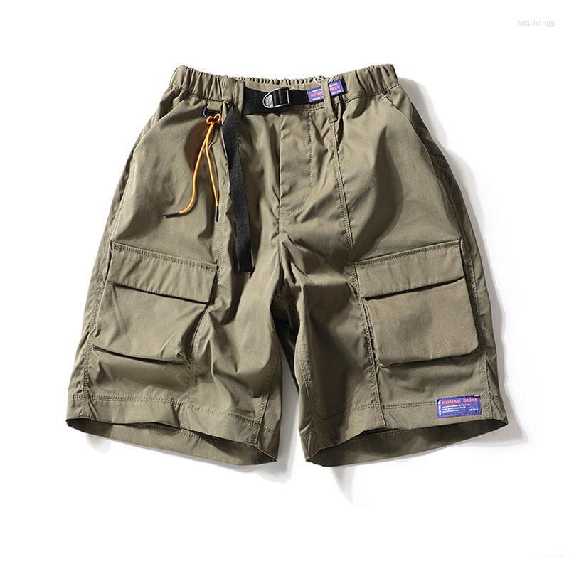 Men's Shorts Multi-zip Men's Cargo Function Loose 5-point Pants Multi-pocket Belt Japanese Techwear Tactical Casual Short Homme, Green
Men's Shorts Multi-zip Men's Cargo Function Loose 5-point Pants Multi-pocket Belt Japanese Techwear Tactical Casual Short Homme, Green