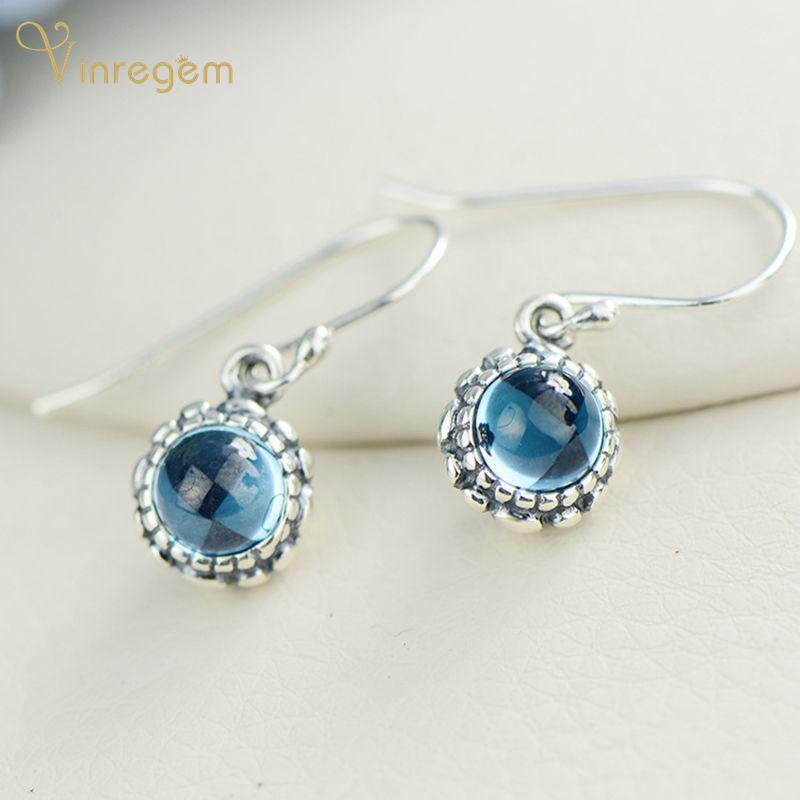 Dangle Earrings & Chandelier Vinregem 925 Sterling Silver Blue Topaz Gemstone Wedding Engagement Romantic Drop For Women Fine Jewelry
Dangle Earrings & Chandelier Vinregem 925 Sterling Silver Blue Topaz Gemstone Wedding Engagement Romantic Drop For Women Fine Jewelry