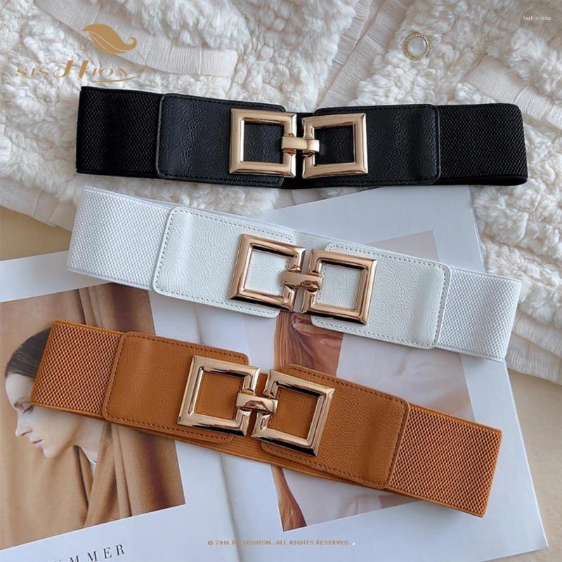 Belts High Quality For Women Waist Elastic Ladies Band Round Buckle Decoration Coat Sweater Fashion Dress SCM0014, Black
Belts High Quality For Women Waist Elastic Ladies Band Round Buckle Decoration Coat Sweater Fashion Dress SCM0014, Black