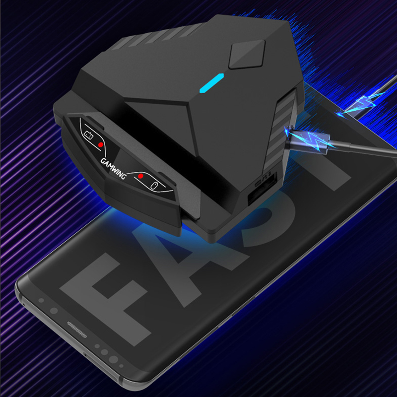 Lingzha 2 Pro Bluetooth Game Controller Converter Gamepad Gaming Keyboard Mouse Adapter For Android Mobile(iOS Less than 13.4)