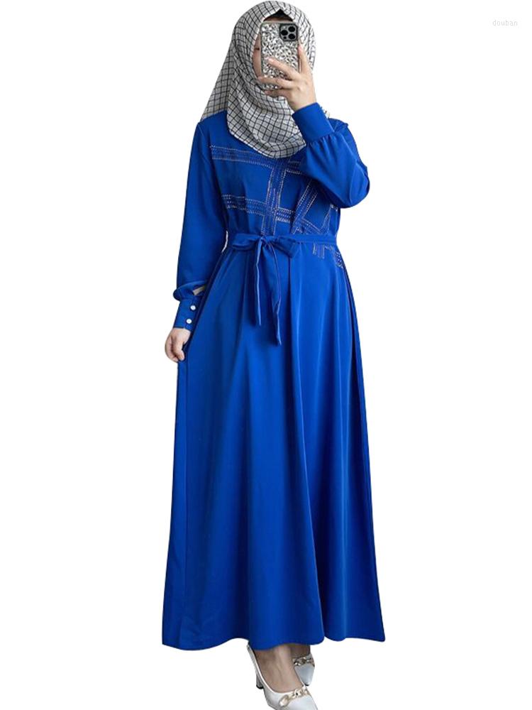 Ethnic Clothing Abaya Muslim Maxi Dress Women With Diamond Arab Dubai Islamic Robes Autumn Fashion Loose Casual Long Dresses
Ethnic Clothing Abaya Muslim Maxi Dress Women With Diamond Arab Dubai Islamic Robes Autumn Fashion Loose Casual Long Dresses