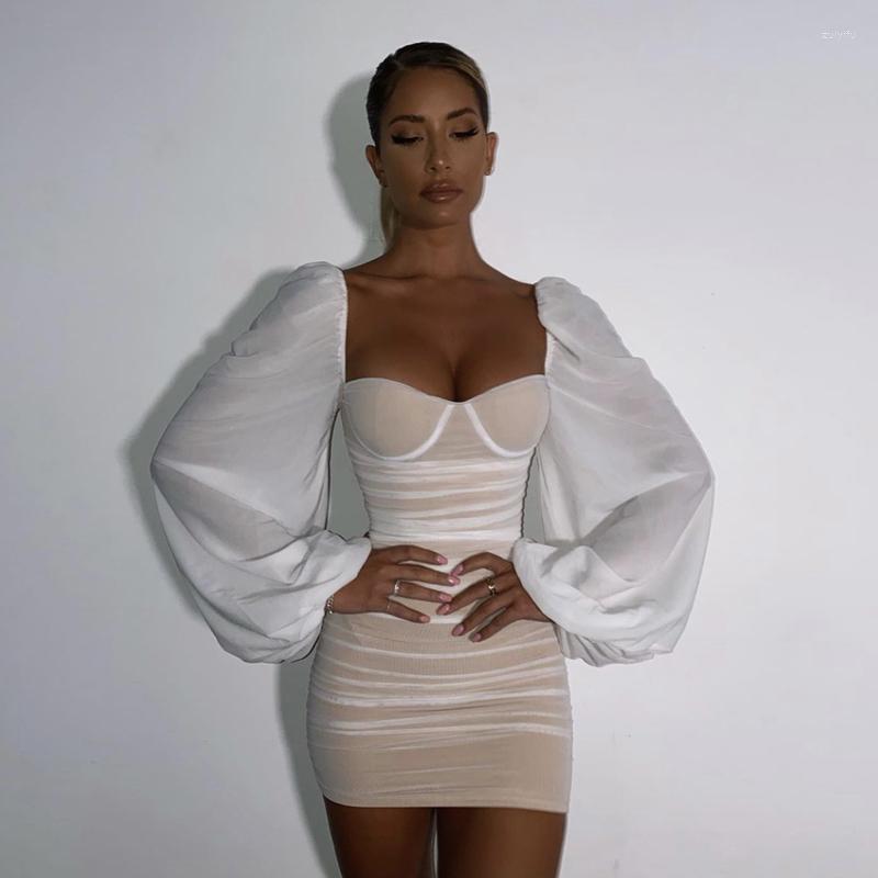 Casual Dresses Chiffon White Mini Dress Womens Sweetheart Neck Long Lantern Sleeves Ruched Bodycon Party Cocktail
Casual Dresses Chiffon White Mini Dress Womens Sweetheart Neck Long Lantern Sleeves Ruched Bodycon Party Cocktail
