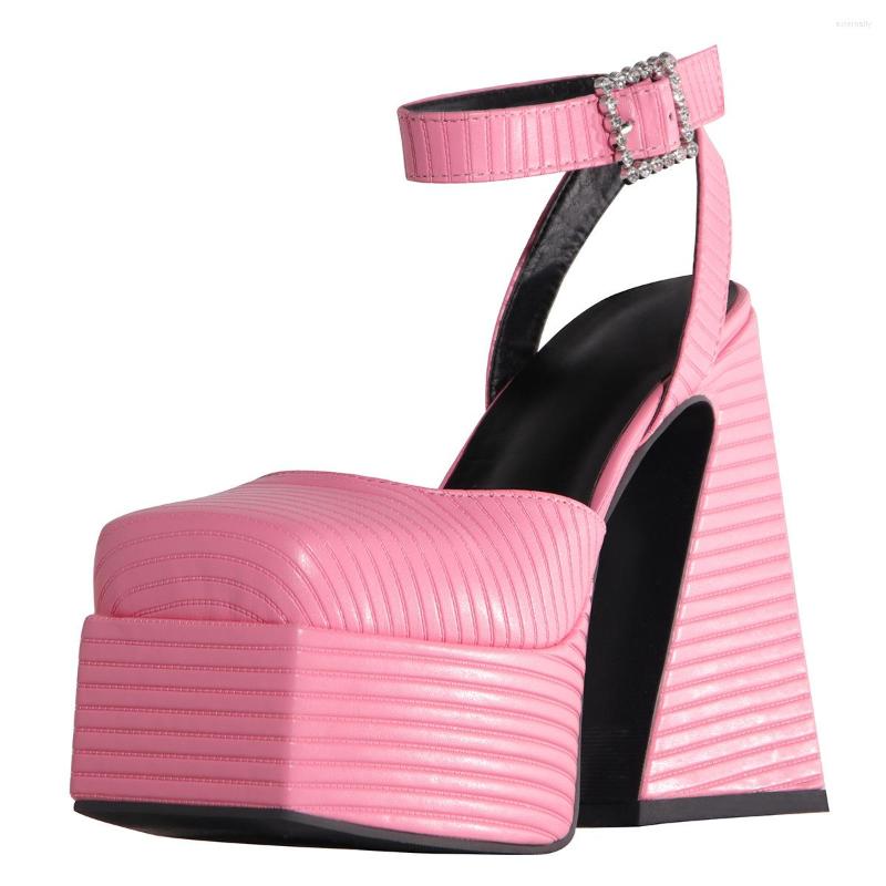 Dress Shoes Platform Sandals For Women Fashion Ankle Strap Luxury Woman Strange Heel Square Toe Brand Design 2023 Summer, As picture
Dress Shoes Platform Sandals For Women Fashion Ankle Strap Luxury Woman Strange Heel Square Toe Brand Design 2023 Summer, As picture