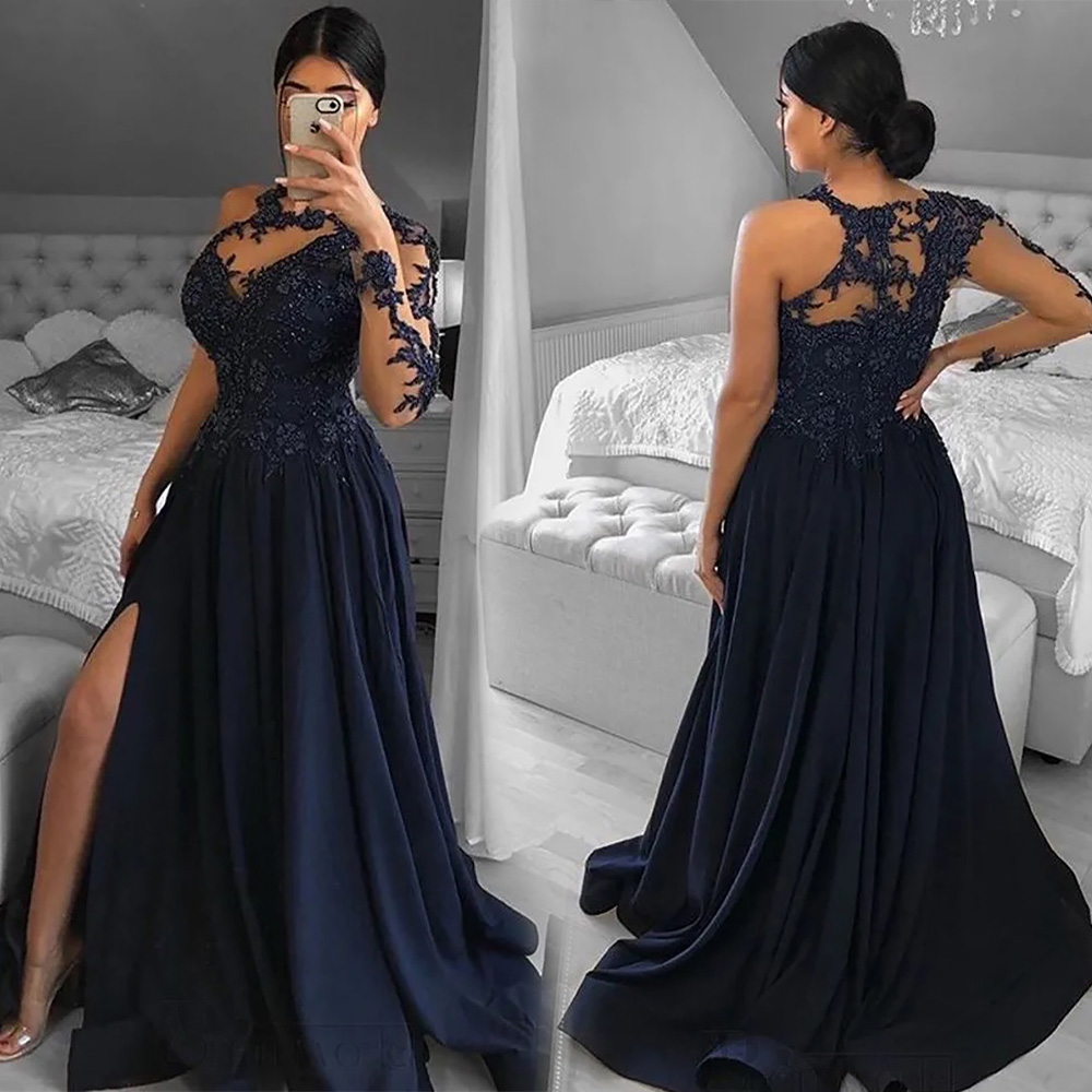 Mother Of the Bride Dress Prom Party Gown Formal Custom Plus Size Mother's Dresses A Line Applique Beaded Chiffon O-Neck One Long Sleeve Thigh-High Slits
Mother Of the Bride Dress Prom Party Gown Formal Custom Plus Size Mother's Dresses A Line Applique Beaded Chiffon O-Neck One Long Sleeve Thigh-High Slits