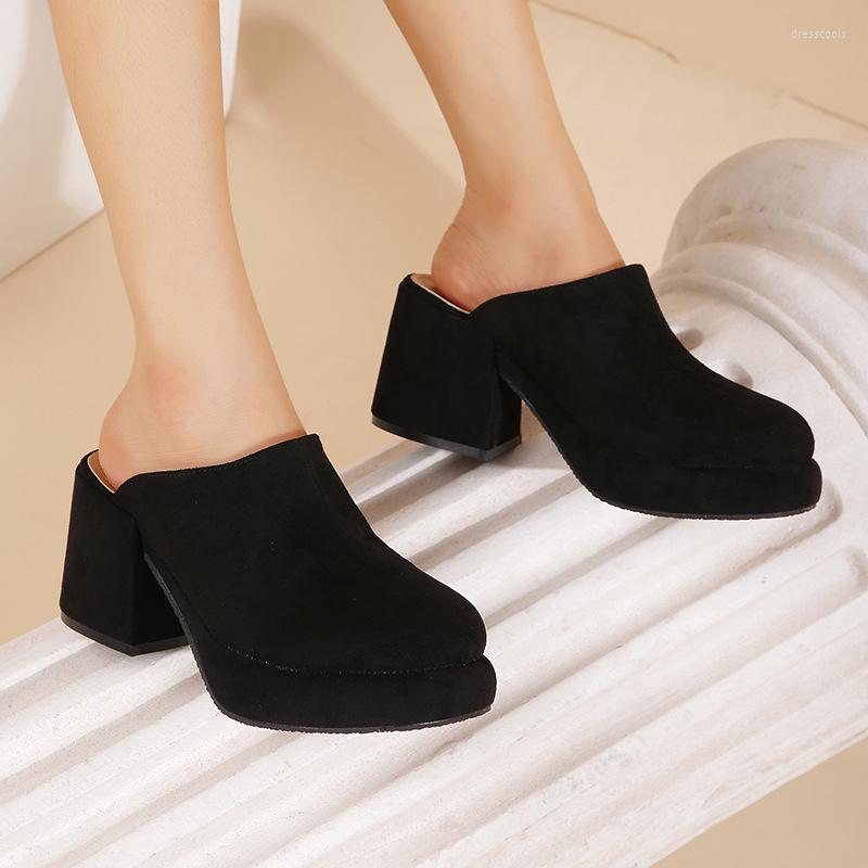 Sandals Women's Slippers Square Heel High Round Toe Platform Lady Outdoor Waterproof 2023 Fashion Female Shoes, Green
Sandals Women's Slippers Square Heel High Round Toe Platform Lady Outdoor Waterproof 2023 Fashion Female Shoes, Green