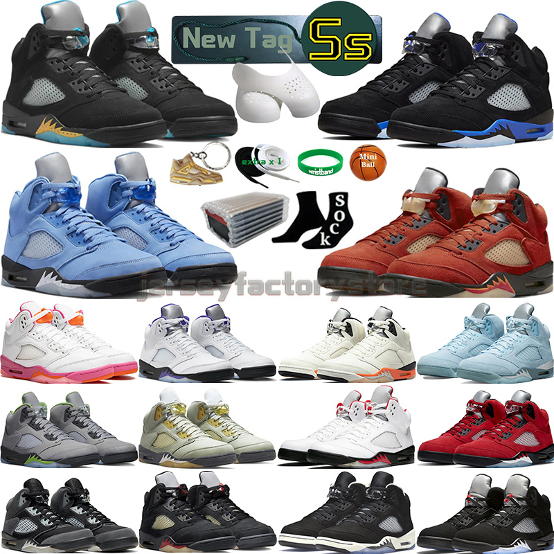 With Box 5 Basketball Shoes for men women 5s Craft Aqua Concord UNC Green Bean Racer BlueBird Oreo Raging Fire Red We The Best Sail Alternate Grape Mens Sports Sneakers, Color-20
With Box 5 Basketball Shoes for men women 5s Craft Aqua Concord UNC Green Bean Racer BlueBird Oreo Raging Fire Red We The Best Sail Alternate Grape Mens Sports Sneakers, Color-20
