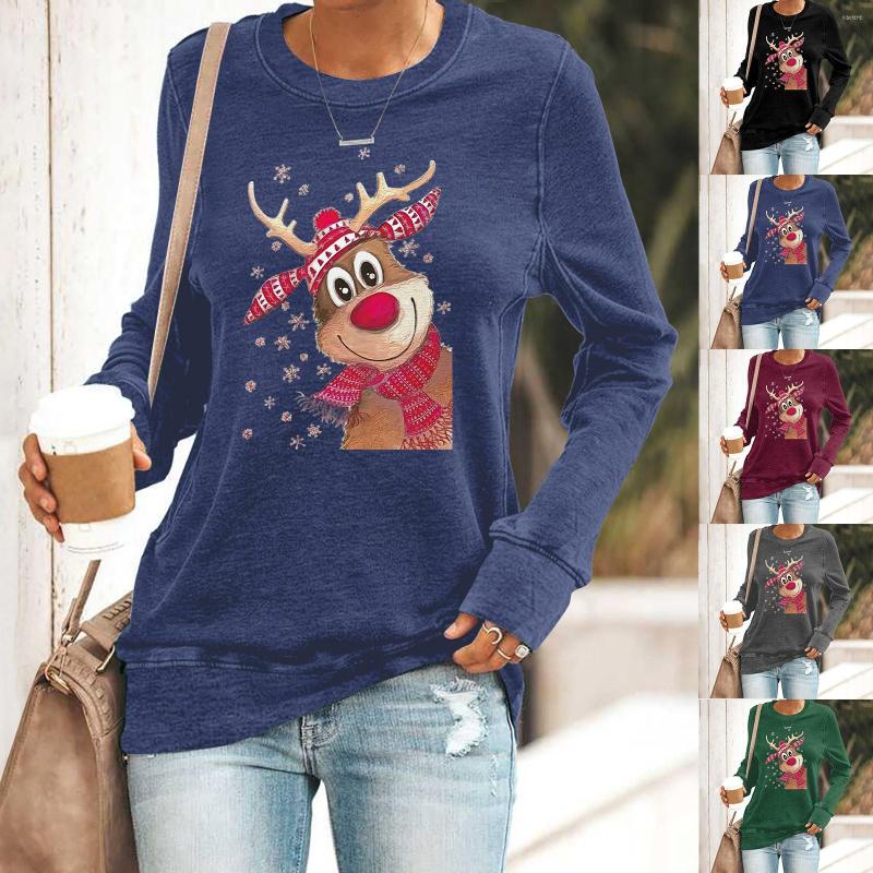 Women's T Shirts Shirt Women Christmas Tops Loose Harajuku Tshirt Autumn Long Sleeve Korean T-shirt Feminina Clothes Navidad, Wine-c
Women's T Shirts Shirt Women Christmas Tops Loose Harajuku Tshirt Autumn Long Sleeve Korean T-shirt Feminina Clothes Navidad, Wine-c
