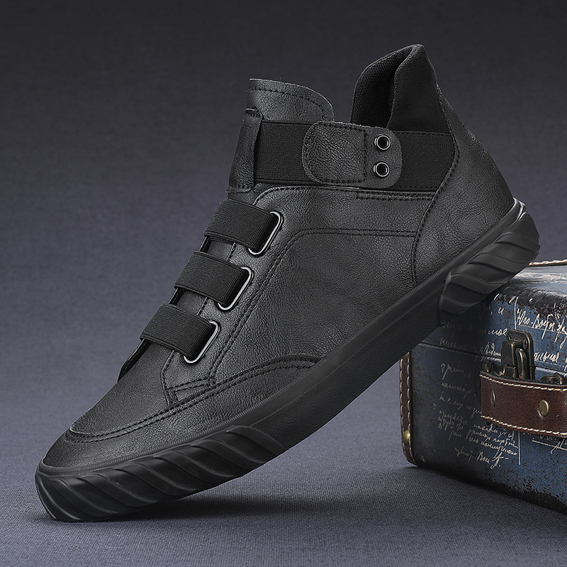 Dress Shoes YITU Autumn Men's Fashion Shoes Black High Top Casual Shoes Men Wear-resisting Loafers Designer Leisure Vulcanized shoes 230316, 9857 black white
Dress Shoes YITU Autumn Men's Fashion Shoes Black High Top Casual Shoes Men Wear-resisting Loafers Designer Leisure Vulcanized shoes 230316, 9857 black white