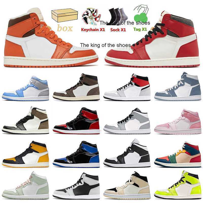 2023 OG2023 OG 2023 Fashion Jumpman 1 Basketball Shoes Starfish 1s High OG Lost and Found Denim Dark Mocha Heirloom Taxi Yellow Toe Patent Bred Women Mens, E23 obsidian 36-47
2023 OG2023 OG 2023 Fashion Jumpman 1 Basketball Shoes Starfish 1s High OG Lost and Found Denim Dark Mocha Heirloom Taxi Yellow Toe Patent Bred Women Mens, E23 obsidian 36-47
