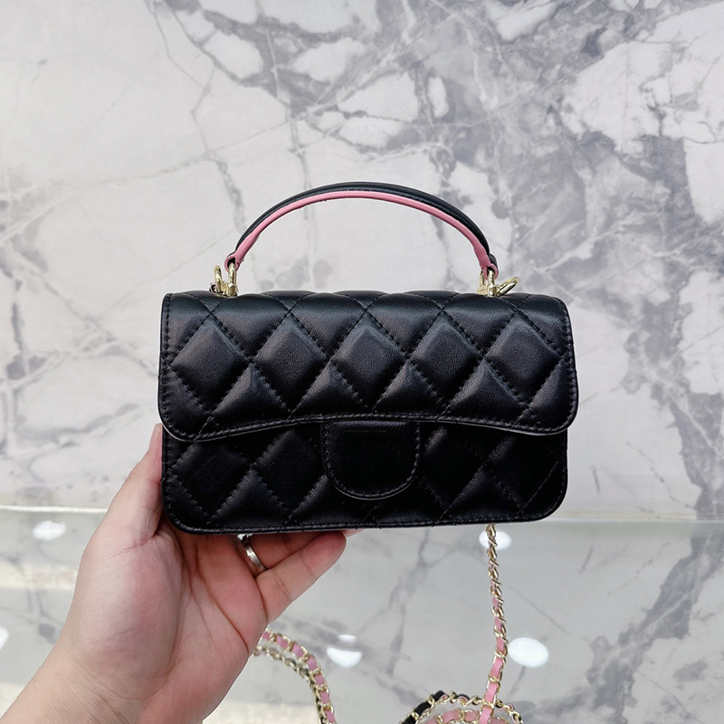 Womens Designer Lambskin Cross Body Shoulder Bag Classic Mini Flap Quilted Turn Lock Cosmetic Case Gold Metal Hardware Matelasse Chain Handbag Outdoor Sacoche 20CM, Box
Womens Designer Lambskin Cross Body Shoulder Bag Classic Mini Flap Quilted Turn Lock Cosmetic Case Gold Metal Hardware Matelasse Chain Handbag Outdoor Sacoche 20CM, Box
