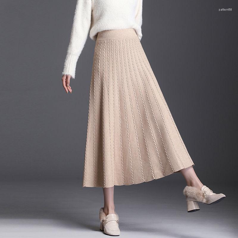 Skirts Knitted A-line Skirt Women Autumn And Winter 2023 Korean Casual Solid High-waisted In The Long Section Hip Wool, Black
Skirts Knitted A-line Skirt Women Autumn And Winter 2023 Korean Casual Solid High-waisted In The Long Section Hip Wool, Black