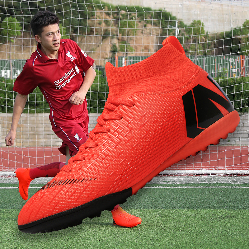 Dress Shoes Men Soccer Shoes Cleats Adult Ankle Anti-Slippery Futsal High-quality TF/FG Grass Training Sport Football Boots Non-Slip Light 230316, Black tf
Dress Shoes Men Soccer Shoes Cleats Adult Ankle Anti-Slippery Futsal High-quality TF/FG Grass Training Sport Football Boots Non-Slip Light 230316, Black tf