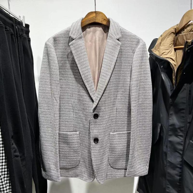 Men's Suits 2023ss Luxury 1:1 Vintage Houndstooth Business Casual Suit Streetwear Techwear Clothing Men's Western-style Clothes, Gray
Men's Suits 2023ss Luxury 1:1 Vintage Houndstooth Business Casual Suit Streetwear Techwear Clothing Men's Western-style Clothes, Gray