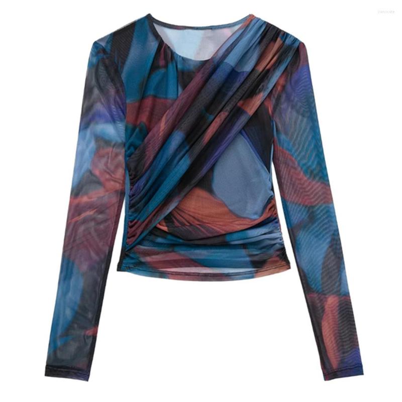 Women' Blouses Maxdutti Fashion Sexy Perspective Mesh Blouse Women Top Pleated Shirt, Print
Women' Blouses Maxdutti Fashion Sexy Perspective Mesh Blouse Women Top Pleated Shirt, Print