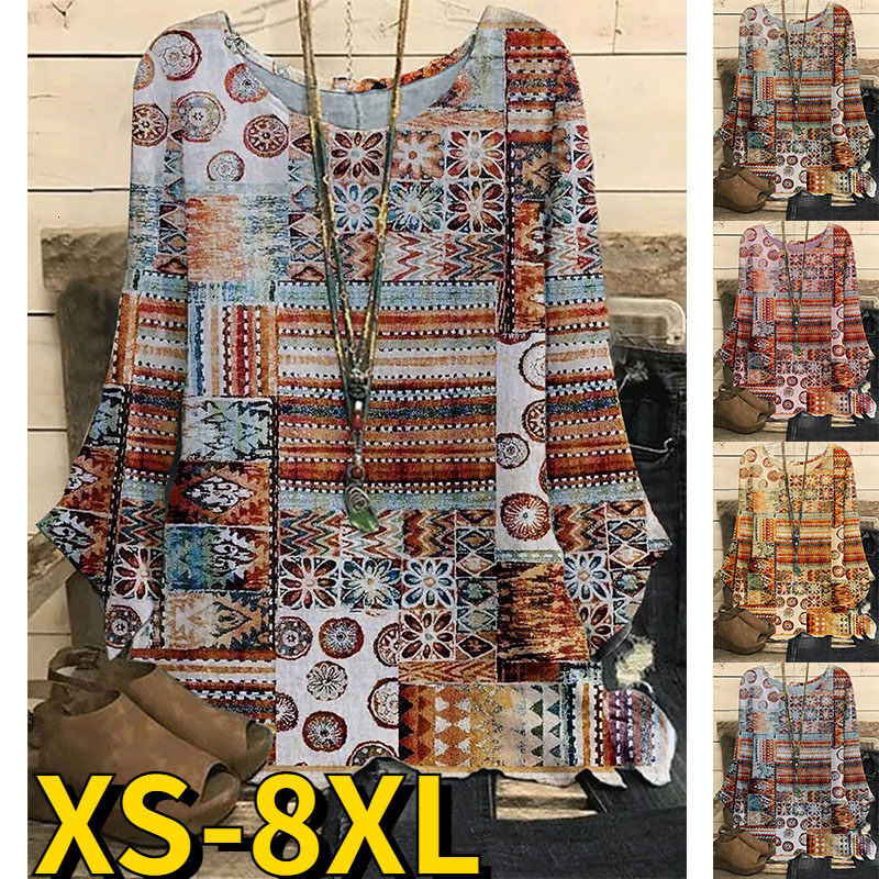 Women's T-Shirt Autumn Winter Women Fashion Tops Round Neck Loose Pullover Ladies Vintage Long Sleeve Design Printing T-shirt 230316, Orange
Women's T-Shirt Autumn Winter Women Fashion Tops Round Neck Loose Pullover Ladies Vintage Long Sleeve Design Printing T-shirt 230316, Orange