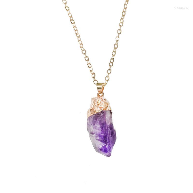 Pendant Necklaces Natural Purple Amethysts Quartz Necklace Charm Trendy Silver Plated Round Women Jewelry For Gift
Pendant Necklaces Natural Purple Amethysts Quartz Necklace Charm Trendy Silver Plated Round Women Jewelry For Gift