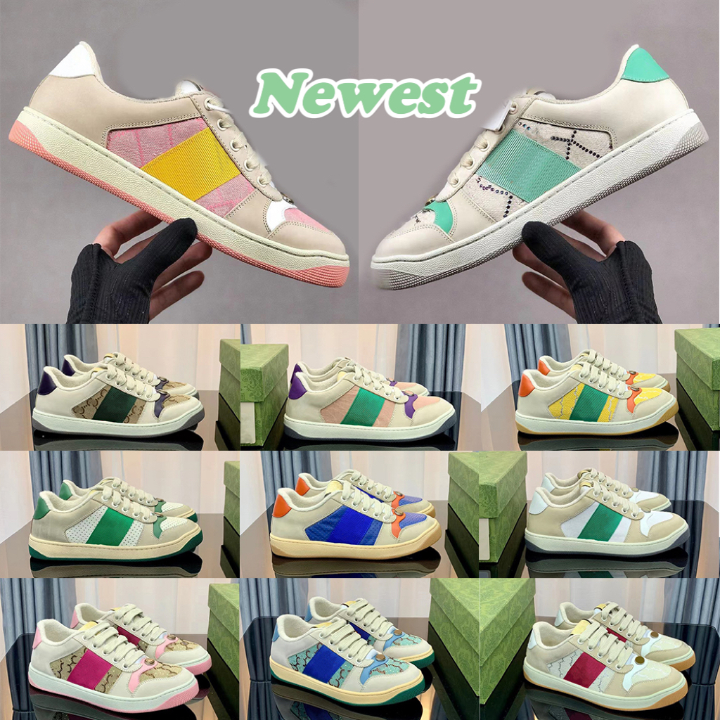 Lovelight Screener Crystal Casual Shoes Women's Sneakers brand Designer striped fashion vintage dirty leather men's strawberry Sneakers 35-45
Lovelight Screener Crystal Casual Shoes Women's Sneakers brand Designer striped fashion vintage dirty leather men's strawberry Sneakers 35-45