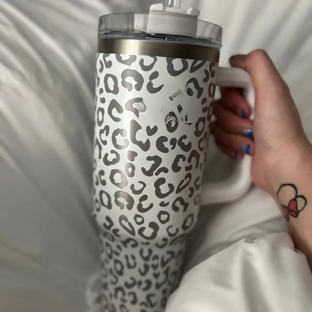 quencher 40oz tumbler leopard print with Logo Handle Lid Straw Stainless Steel Insulated Tumbler Travel Car Mugs Insulated Water Bottles ss0316, Multi
quencher 40oz tumbler leopard print with Logo Handle Lid Straw Stainless Steel Insulated Tumbler Travel Car Mugs Insulated Water Bottles ss0316, Multi