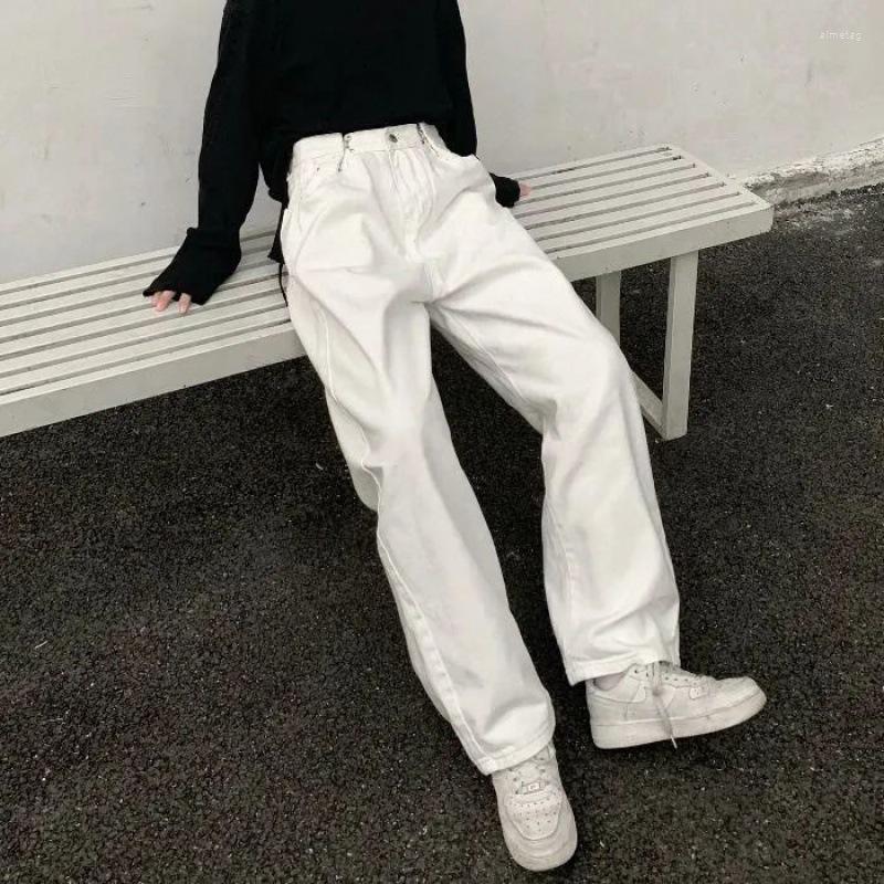 Women' Jeans Fashion Solid Mopping Women' High Street White Straight Pants Korean Version All-match Loose Wide Leg Denim Trousers
Women' Jeans Fashion Solid Mopping Women' High Street White Straight Pants Korean Version All-match Loose Wide Leg Denim Trousers