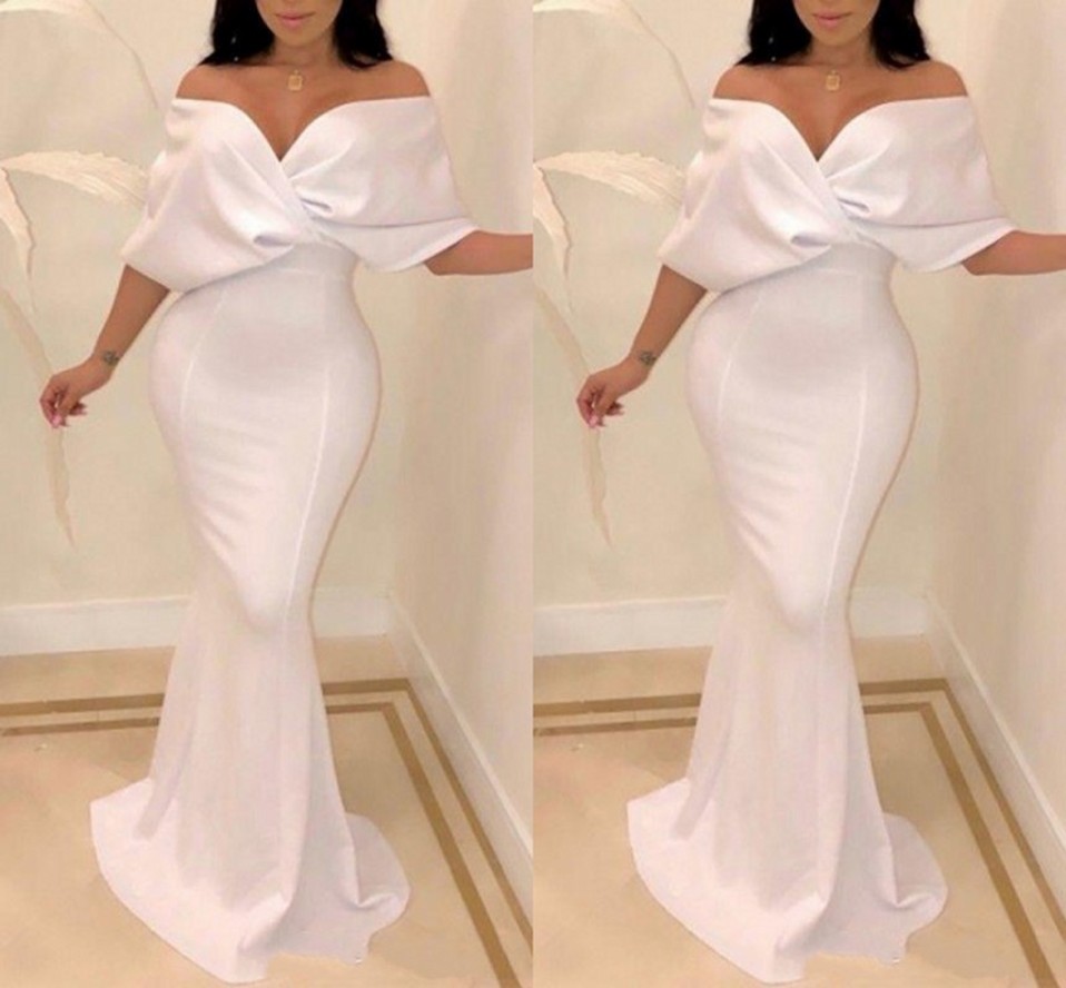 Sexy White Dubai Off the Shoulder Evening Dress Mermaid Cape Sleeve Floor Length Formal Occasion Prom Party Gowns Robe de Soiree 2023, Dark red
Sexy White Dubai Off the Shoulder Evening Dress Mermaid Cape Sleeve Floor Length Formal Occasion Prom Party Gowns Robe de Soiree 2023, Dark red