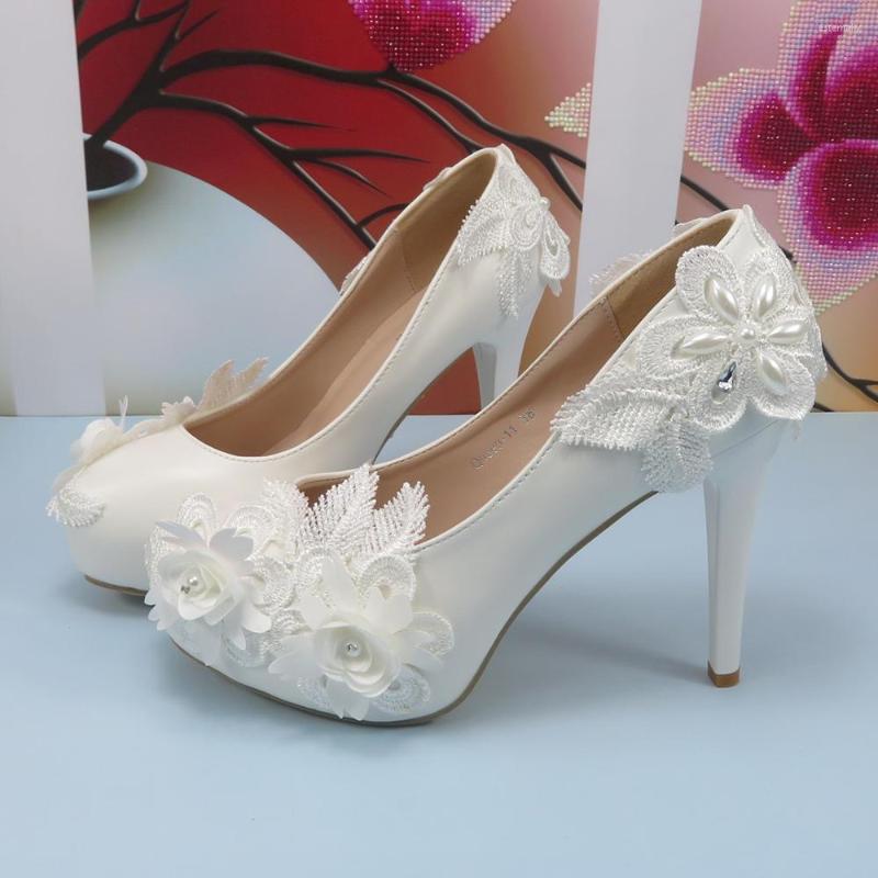 Dress Shoes White High Heel Round Toe Flower Wedding Bride Ladies Platform Woman Fashion Party Women, 5cm sandals
Dress Shoes White High Heel Round Toe Flower Wedding Bride Ladies Platform Woman Fashion Party Women, 5cm sandals