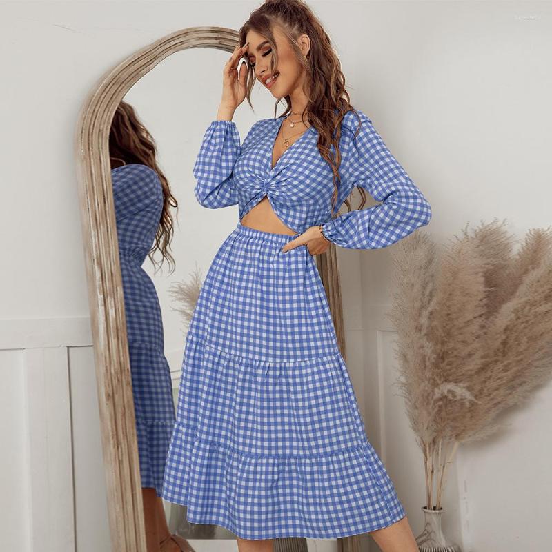 Casual Dresses Spring Summer Plaid Print Sexy Dress Woman Fashion Elegant Maxi Female Waist Hollow Out Streetwear For Women, Black
Casual Dresses Spring Summer Plaid Print Sexy Dress Woman Fashion Elegant Maxi Female Waist Hollow Out Streetwear For Women, Black
