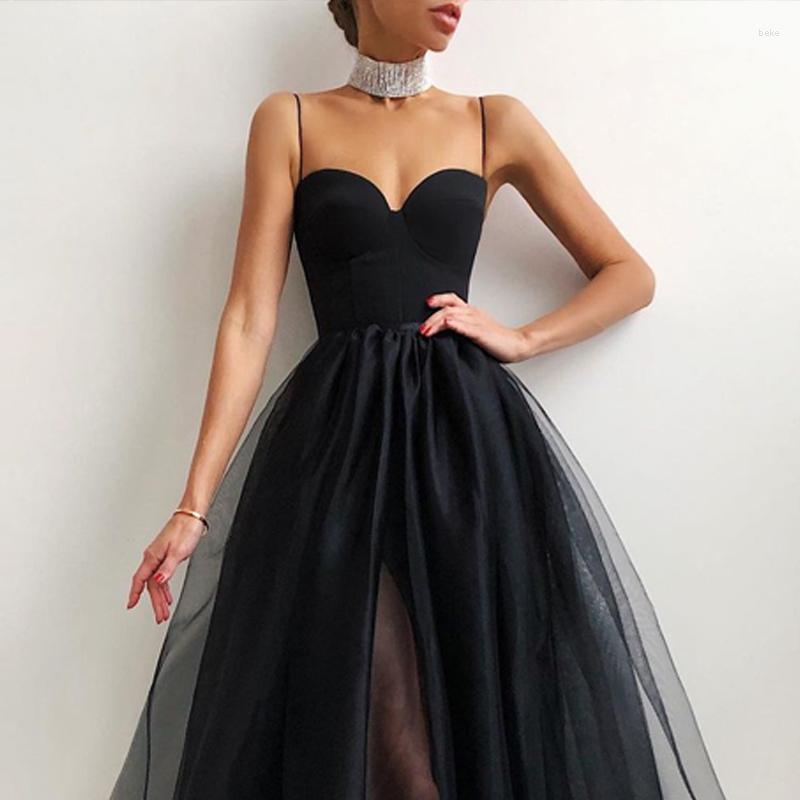 Casual Dresses Elegant Lady Off Shoulder Spaghetti Strap Party Dress Women Sexy Halter Spliced Mesh A-Line Solid Ballet Clothing, Red
Casual Dresses Elegant Lady Off Shoulder Spaghetti Strap Party Dress Women Sexy Halter Spliced Mesh A-Line Solid Ballet Clothing, Red