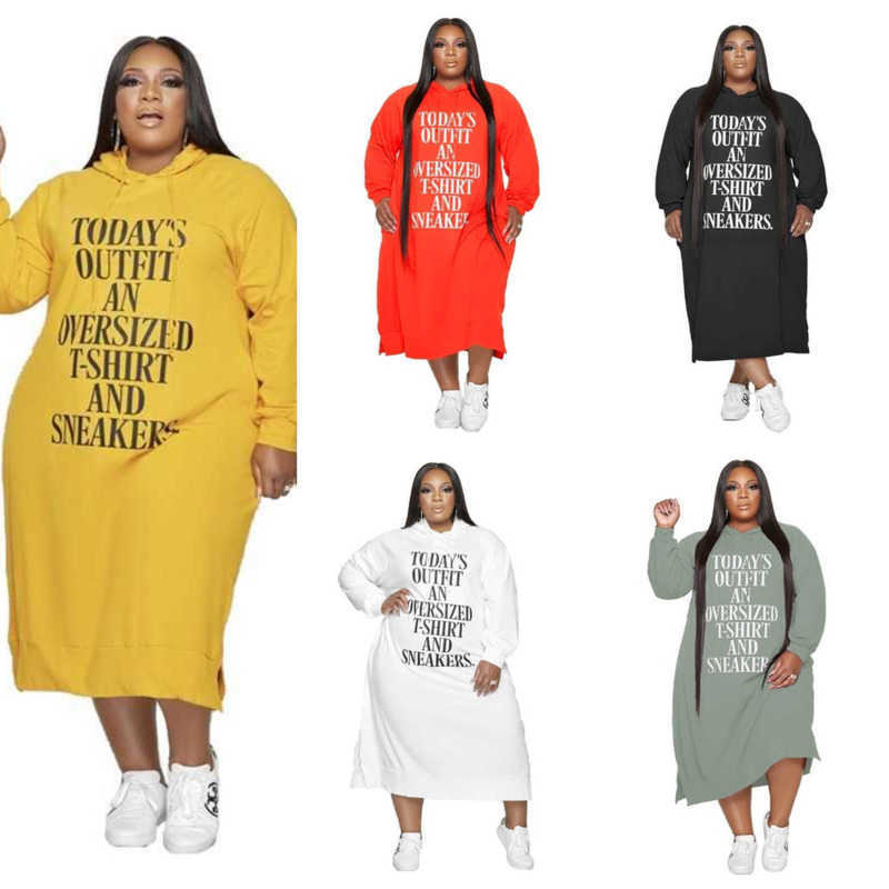 Wholesale Women Causal Dresses Hoodie Designer Long Sleeve Letter Printed Oversize Hooded Dress Plus Size 3xl 4xl 5xl 6 colors, Gray
Wholesale Women Causal Dresses Hoodie Designer Long Sleeve Letter Printed Oversize Hooded Dress Plus Size 3xl 4xl 5xl 6 colors, Gray