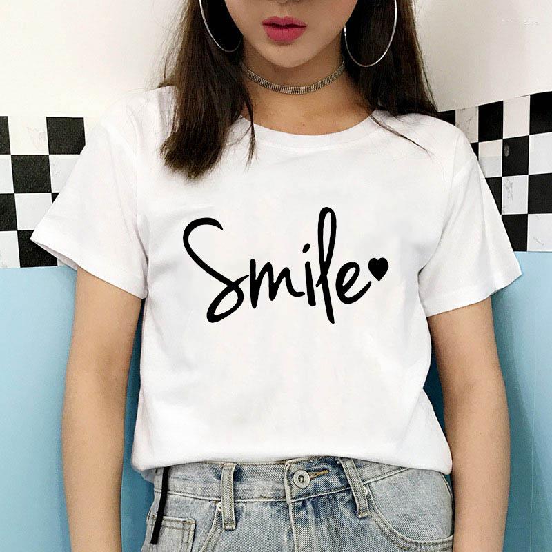 Women' T Shirts Smile Letter Print Shirt Women Short Sleeve Tshirt Woman O Neck Loose Summer Tee Camisetas Mujer, 27200
Women' T Shirts Smile Letter Print Shirt Women Short Sleeve Tshirt Woman O Neck Loose Summer Tee Camisetas Mujer, 27200