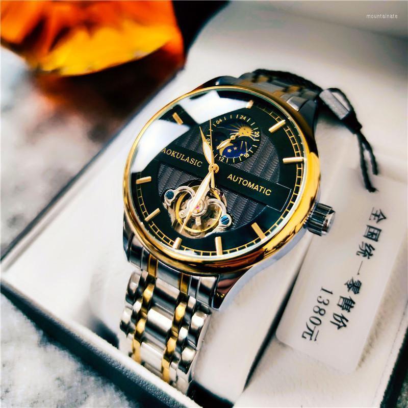 Wristwatches Watch Men's High-End Handsome Trendy Waterproof Tourbillon Automatic Mechanical LuminousWristwatches Moun22, Golden white noodles
Wristwatches Watch Men's High-End Handsome Trendy Waterproof Tourbillon Automatic Mechanical LuminousWristwatches Moun22, Golden white noodles